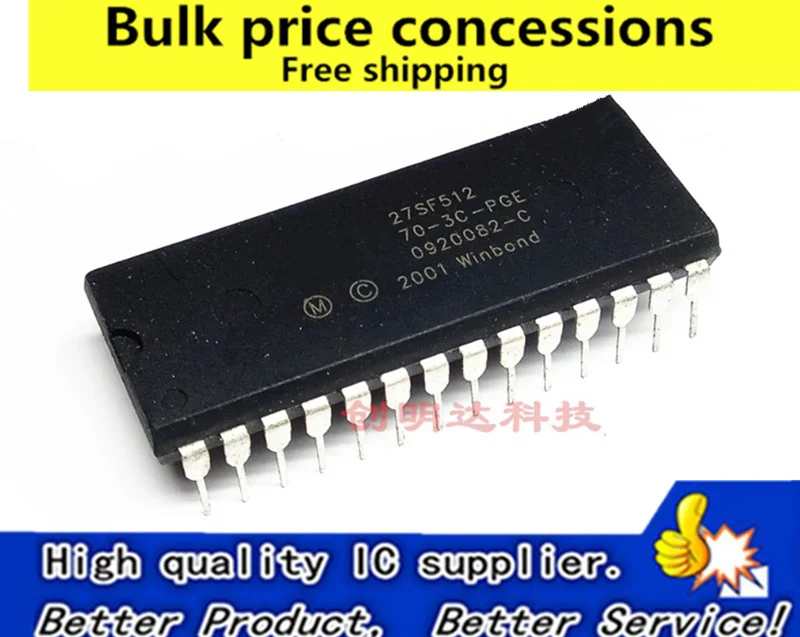 100% Новый оригинальный SST27SF512 70 3C PG 27SF512 DIP28|Запасные части| |