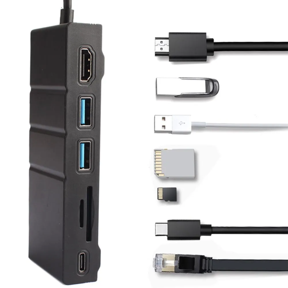 Buyincoins Многофункциональный Док станция USB C etehernet LAN HDMI 3 0 Тип зарядная док для samsung S9