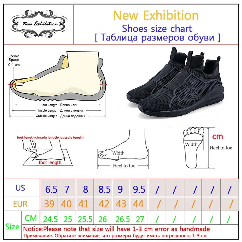 New exhibition Sneakers Brand Hot Sales Mens Casual Mesh Shoes Lightweight Fly Weave Breathable Fashion Men Walking shoes Hombre | Обувь