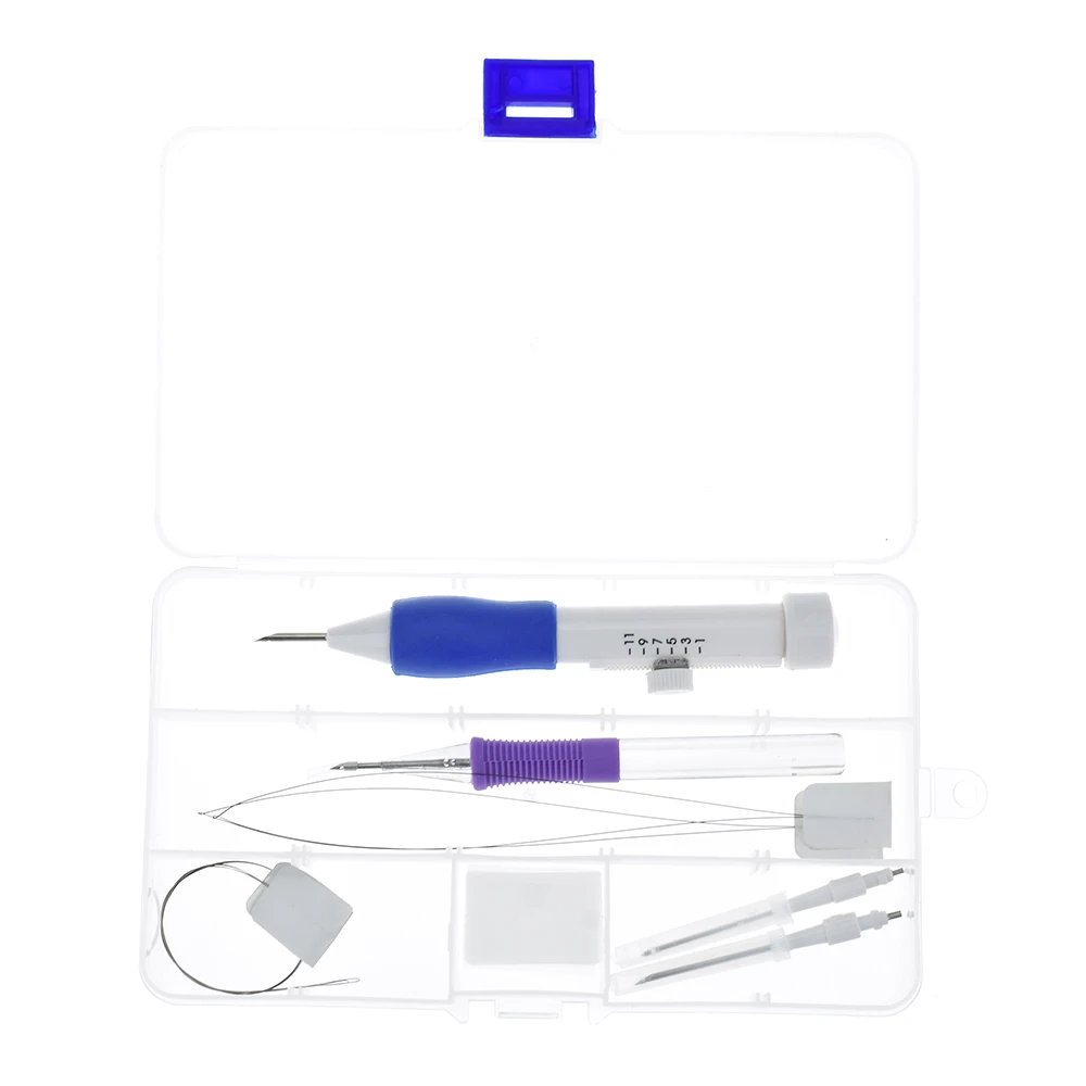 Магия вышивки ручка удар набор игл Craft нитки для тыкать крест инструмент