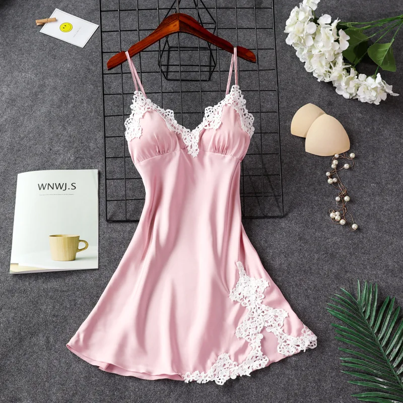 Черный шелковистый халат для сна сексуальный женский топ на бретелях ночная