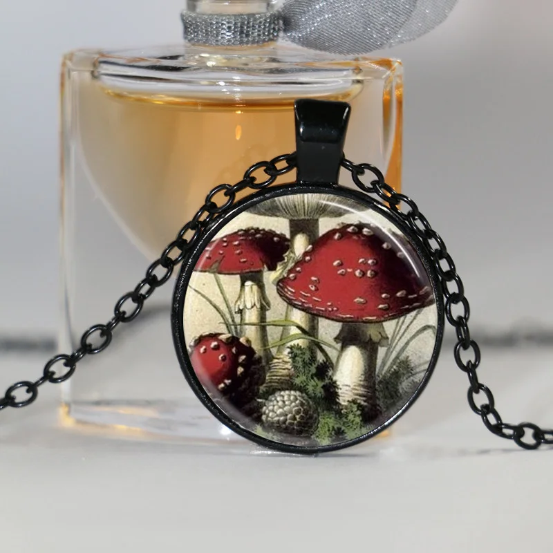 Бесплатная доставка гриб Цепочки и ожерелья красный белый поганки природа