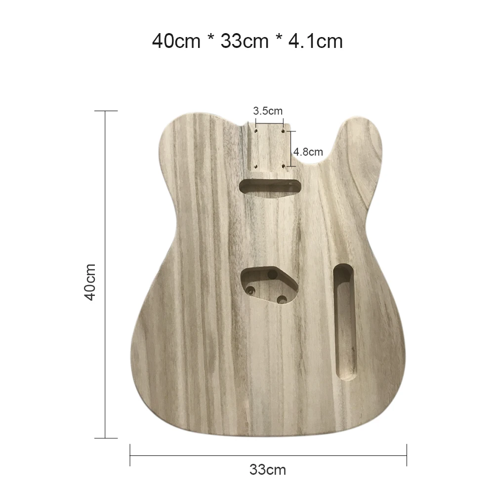 Полированный деревянный Тип электрическая гитара баррель DIY клена корпус для
