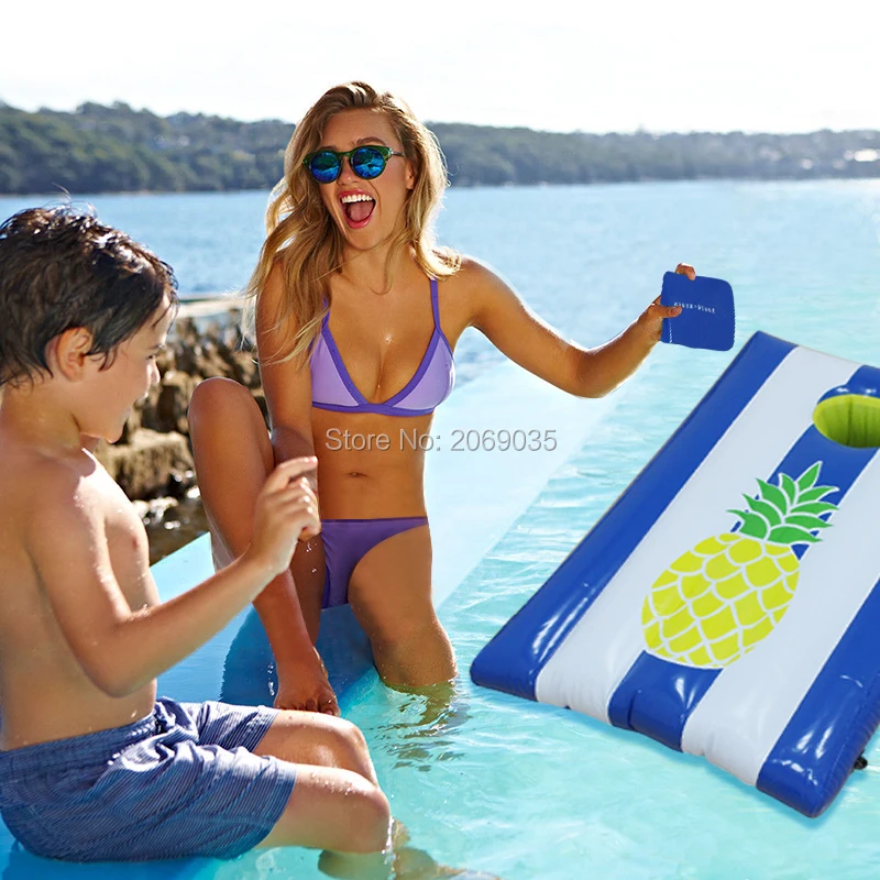 Игры для вождения плавающая сумка бобов детей и взрослых надувная