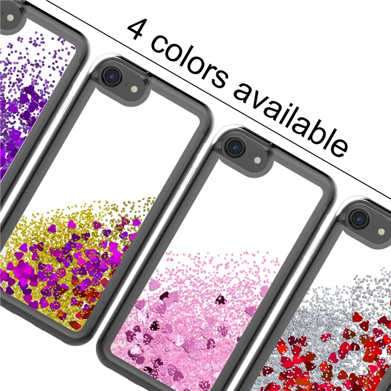 Роскошный чехол Yokata для iPhone 6 7 8 plus с жидким блеском и зыбучим песком зеркальный