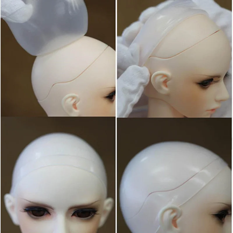 10 шт./лот оптовая продажа шапочка для парика 1/3 1/4 1/6 силиконовая парика|silicone wig