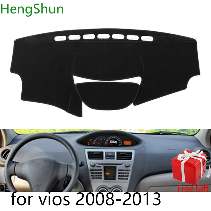 Для Toyota vios 2008 2009 2010 2011 2013 автомобильный Стайлинг Даш коврик наклейка на приборную