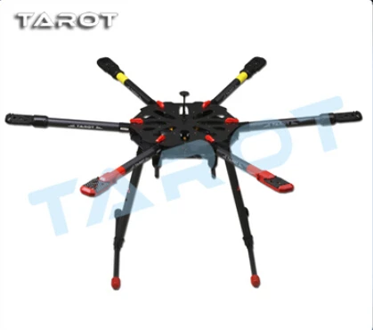 Таро X6 карбоновая Рамка Hexacopter TL6X001 складной кронштейн с электронным выдвижным