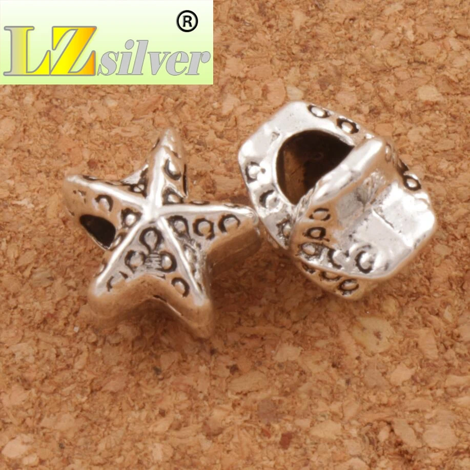 Бусины из цинкового сплава с большими отверстиями 9 6x10 3x8 3 мм 24 шт.|jewelry diy|big hole