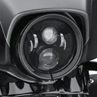 Светодиодная фара для мотоцикла, противотуманная фара 7 дюймов для Harley Electra Glide Fatboy Road King Electra Glide Softail