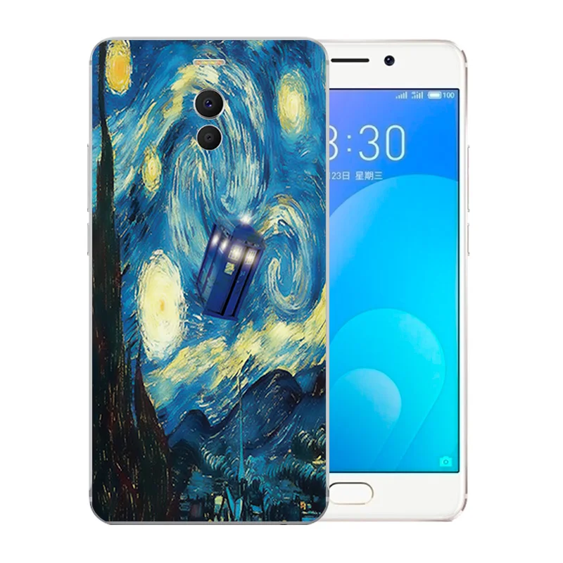 For Meizu M6 Note Case Van Gogh Pattern Silicone Cases Meilan Cover fundas for Note/Blue Charm 6 |