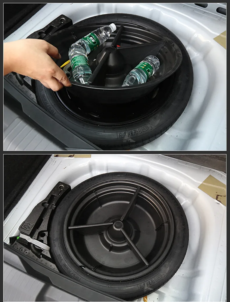 Fit For VW T-Roc spare tire compartment box Miscellaneous storage box modification