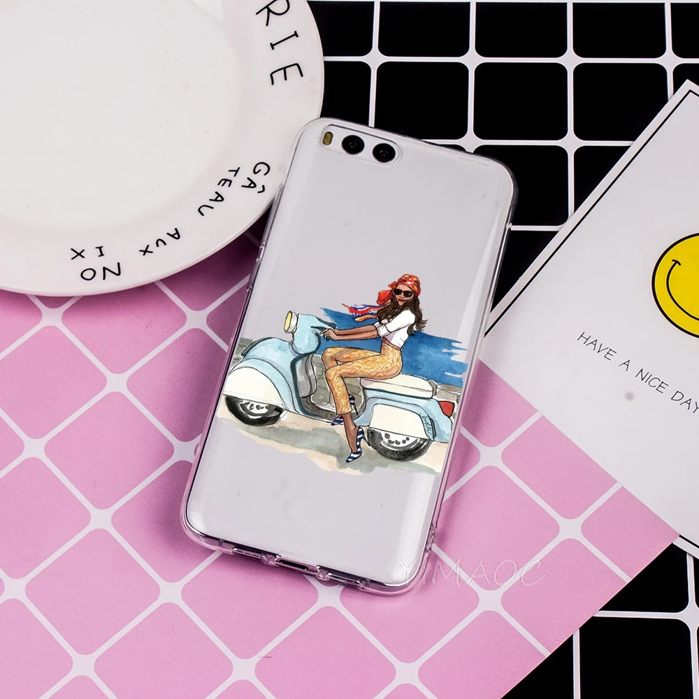 Мягкий силиконовый чехол YIMAOC для девочек на лето Xiaomi Mi 8 SE 6 A1 MiX 2S Redmi 4X 5A S2 Note 4 5 Pro Plus