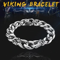 316l stainless steel wholesale price punk bracelet nordic viking jewelry for man drop shipping fashion jewelry lbc8 006