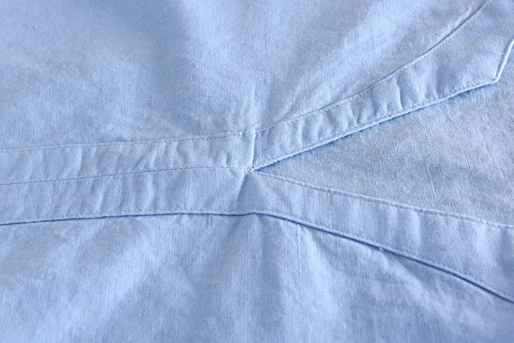 Китайский Стиль льняные рубашки плюс размер 4XL/5XL мужские, повседневные, пропускающие воздух крутые мягкие три четверти рубашки Camisa masculina пеньковая одежда