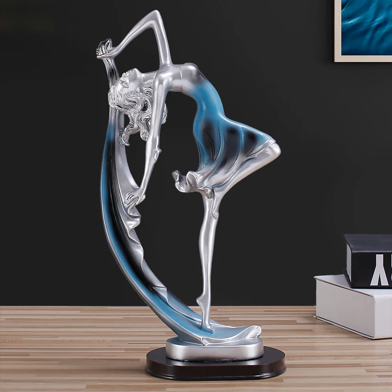 Европейский стиль танцующая девушка домашние украшения Креативные современный