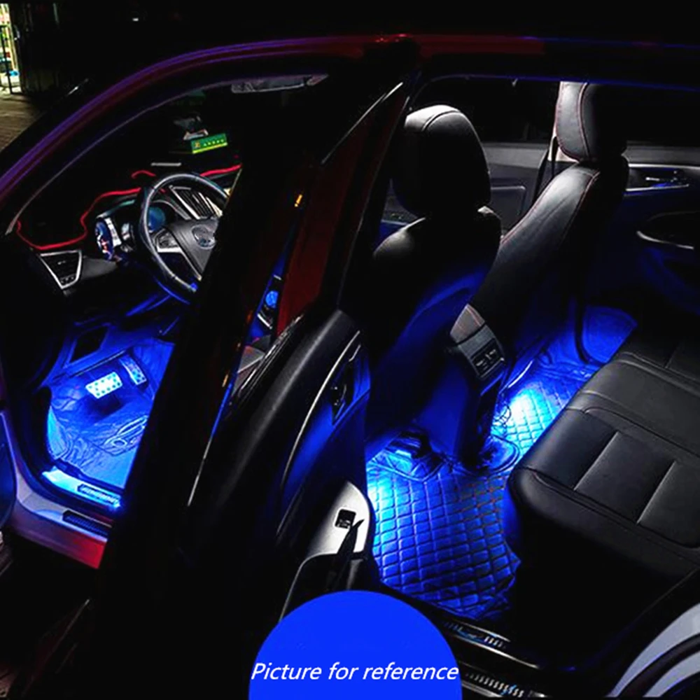 

For Toyota Land Cruiser LC200 Prado FJ120 Fortuner Hilux Innova Rav4 Highlander 4Runner Car Ambient Light Under Foot Well Seats