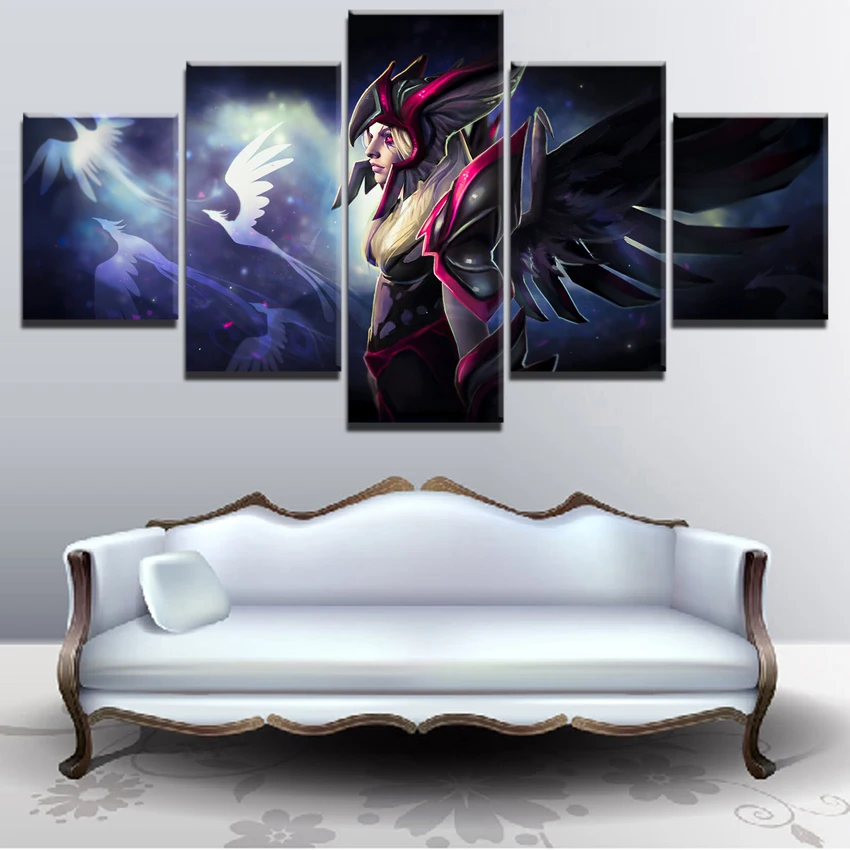 Hd украшение для дома холст 5 шт. DotA 2 мстительный дух картина Игровые картинки