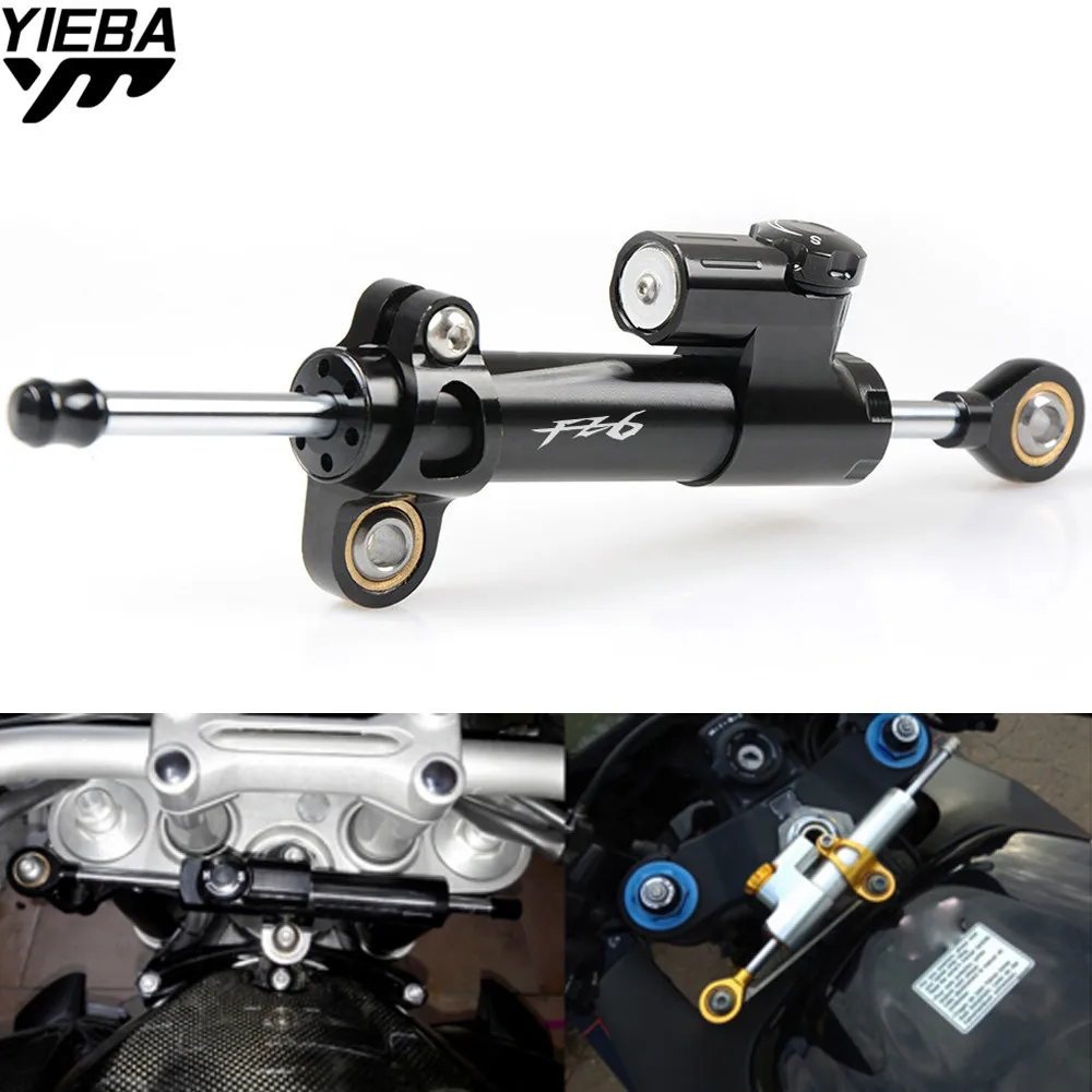 Универсальный стабилизатор руля для YAMAHA FZ1 FZ6 FZ8 FZ6R YZF R1 R6 XJ6 FZ6|Накладки и
