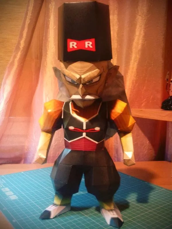 DRAGON BALL Искусственный Человек 20 3D бумажная модель сделай сам