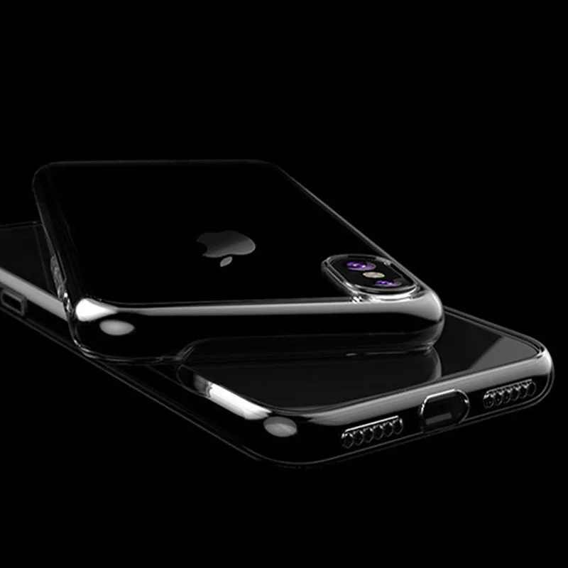 Высококачественный ультрапрозрачный чехол из ТПУ для Iphone X мягкий силиконовый