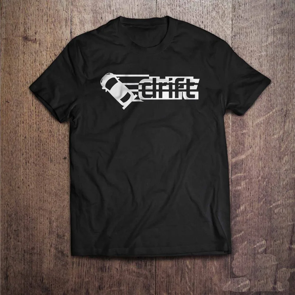 

2019 Summer New Arrvial Tshirt Summer Style Fashion Men T Shirts Funny Drift Life Men'S Car Scene Racer Black Gifts Tee Shirt