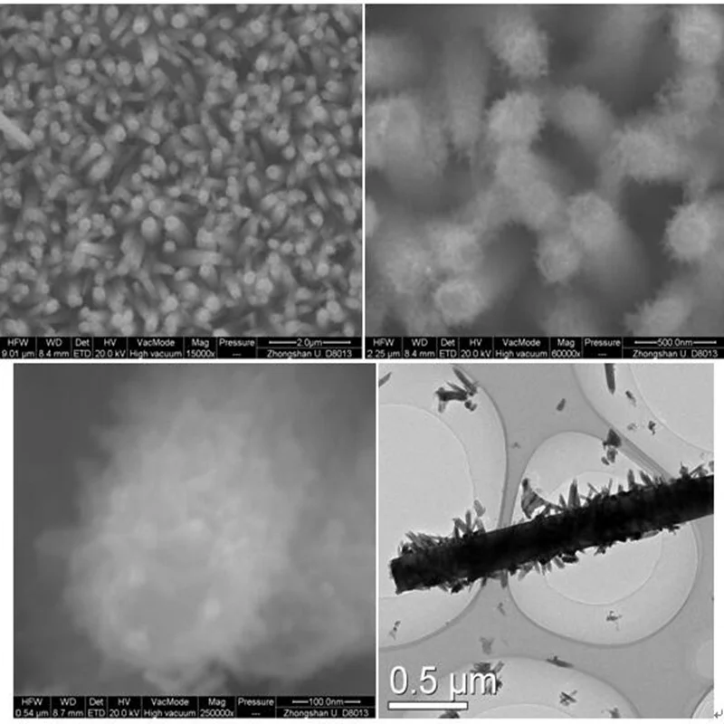 Кобальтовый оксид/диоксид титана/оболочка из оксида железа nanowire array|Фланцы| |