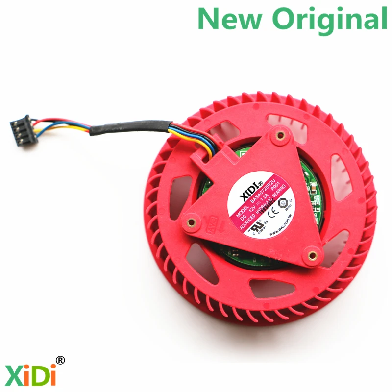 Новый вентилятор VGA для видеокарт ATI HD5970 HD5870 HD4890 HD4870 турбина BASA0725R2U 12 В 1.20A|card