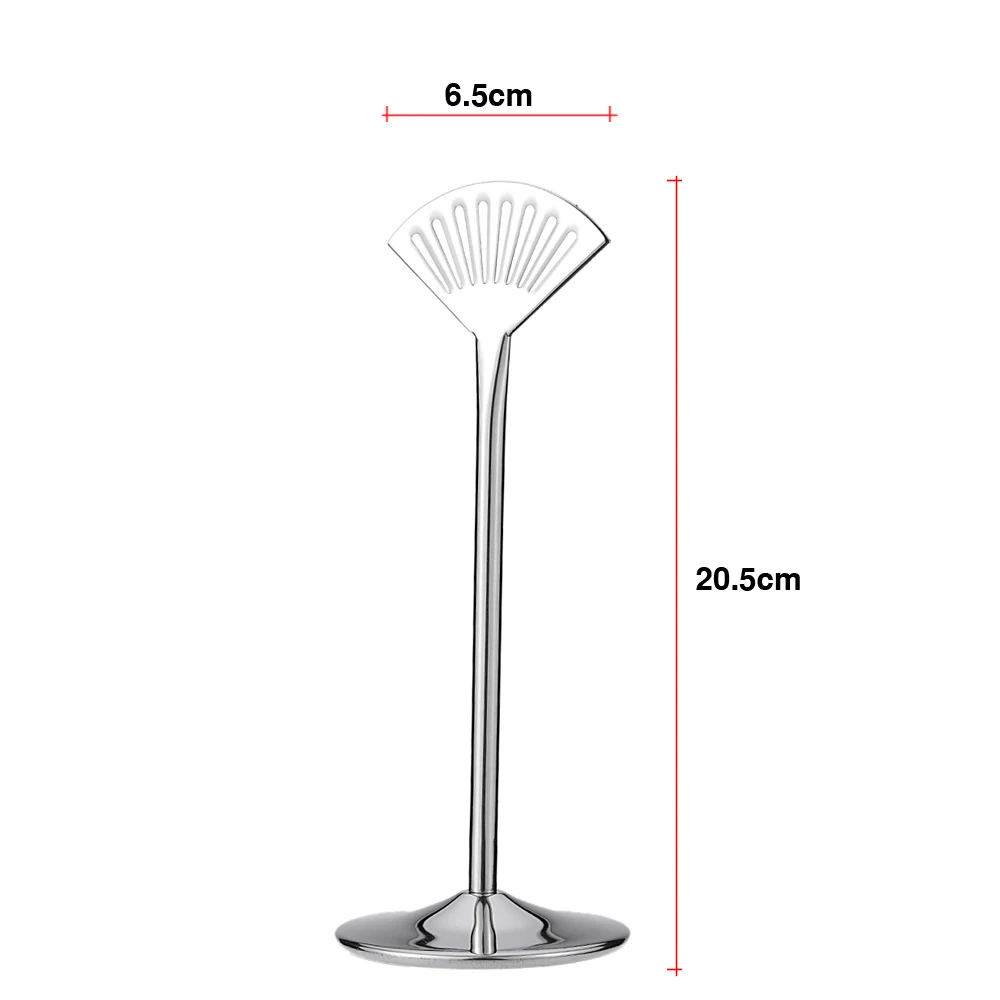 8 дюймов 12 подставка для меню из нержавеющей стали в форме веера|stand for|stand for cardsstand