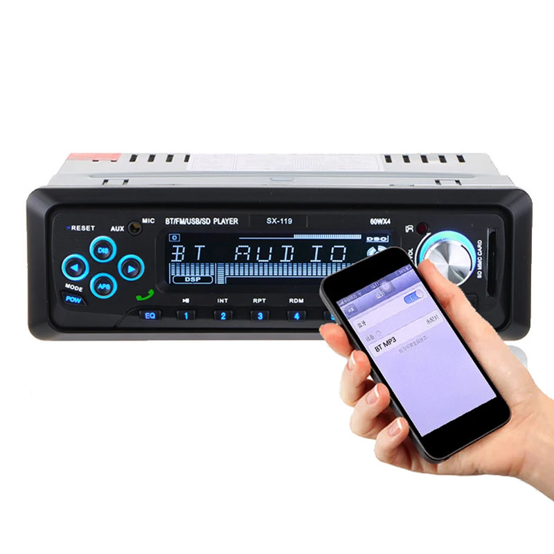 Новый 12V автомобильный стерео fm радио MP3 аудио плеер Sup Порты и разъёмы Bluetooth