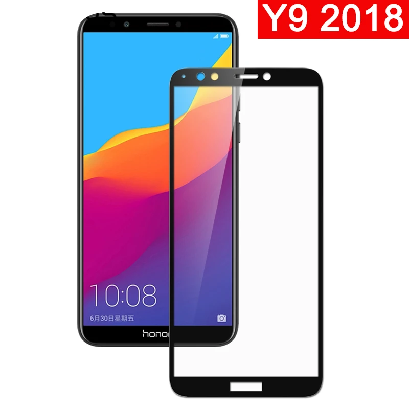 Закаленное стекло для huawei Y9 2018 Защитное Y92018 Enjoy 8 Plus 5 93 дюймовый защитный экран