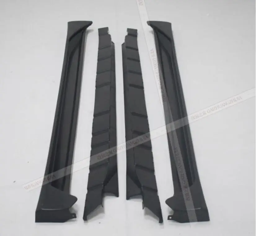 PP для автомобилей спереди диффузор губа на задний бампер сбоку юбка спойлер с Fender