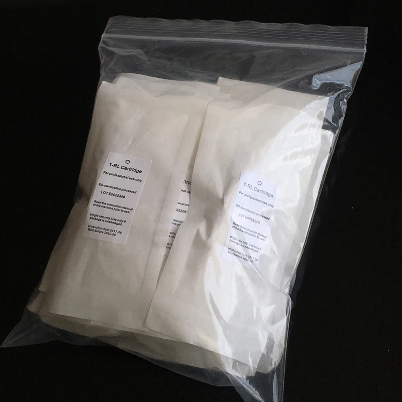 15 шт 1R Goochie m8 Перманентный макияж компактная игла 1RL Для Goochie PMU M8-III ручка для M8-4th, ЭО-стерилизация