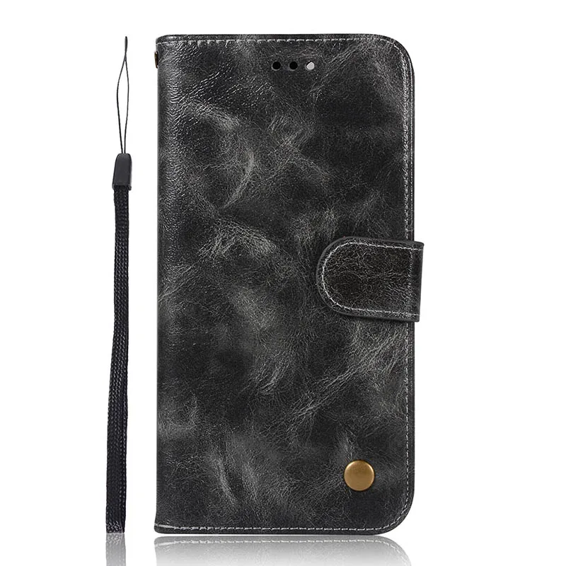 Gray Кожаный чехол-бумажник в стиле ретро для samsung Galaxy J1 J2 Core J3 Star J4 J5 J6 J7 Next Perx J8 Grand Prime Pro Чехол для телефона - Цвет: Gray