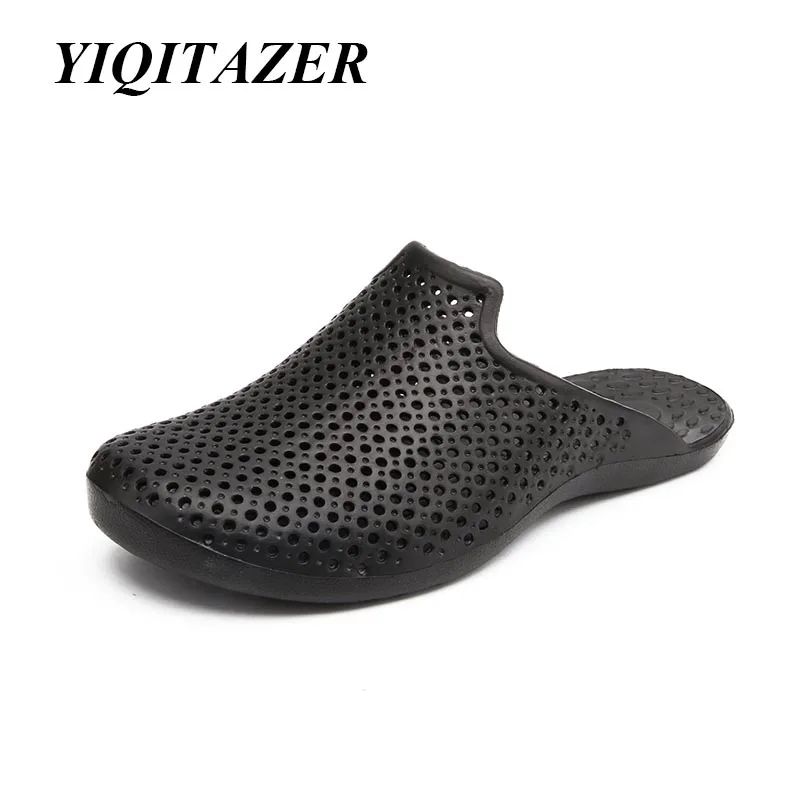 

2018 YIQITAZER Summer Men Flip Flops Men Shoes Massage Beach Slippers,Non-slide Casual Shoes Man Male Slippers Zapatos Hombre