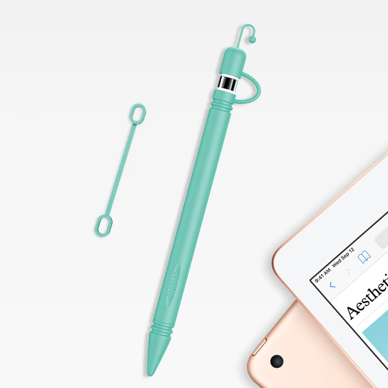 Мягкий силиконовый чехол для Apple Pencil, стилус для Apple, 360, полный защитный чехол, коннектор для iPad Pro Tablet