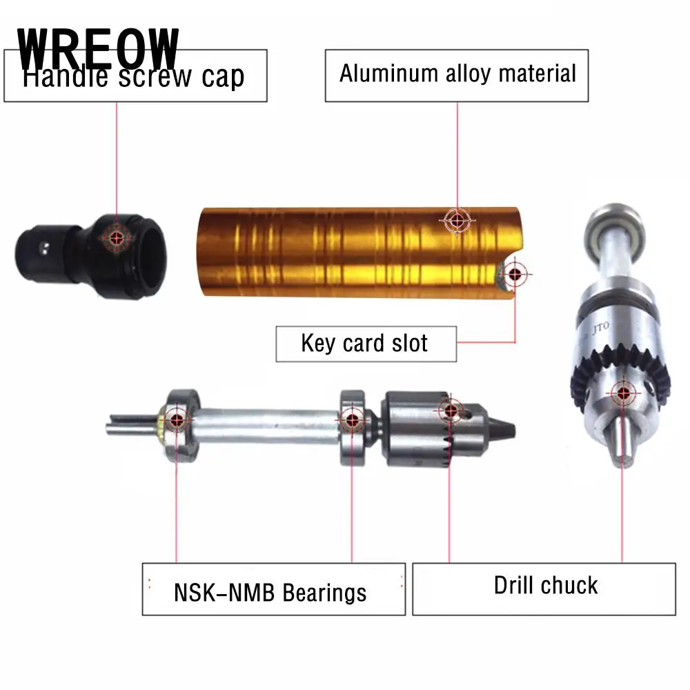1 Набор вращающийся инструмент 6 мм металлический Электрический станок резиновый
