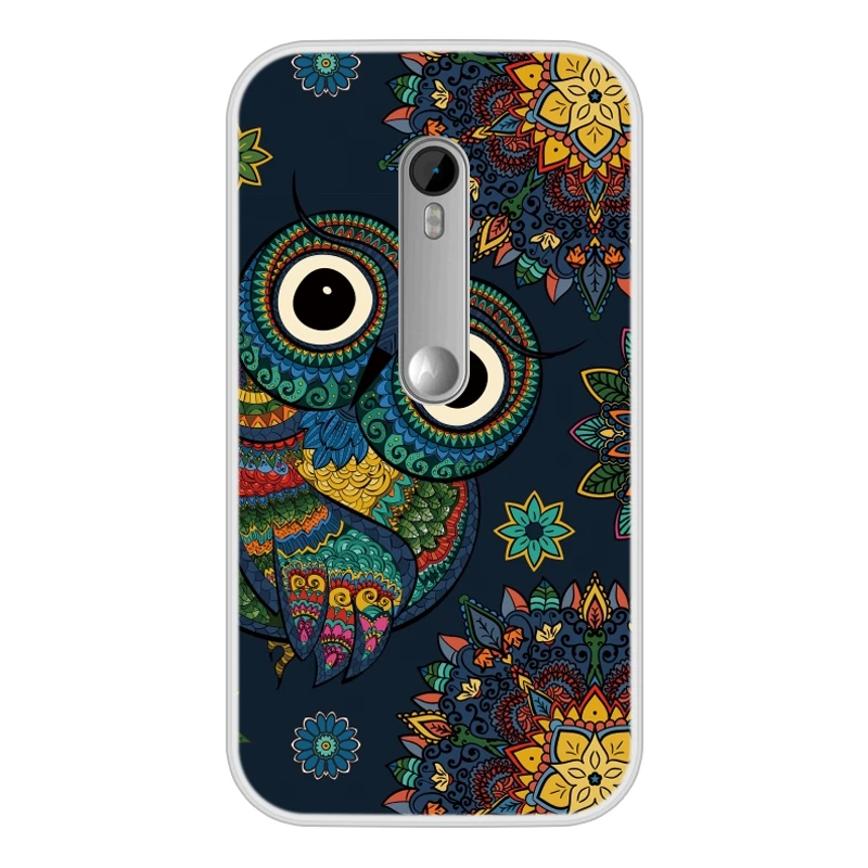 Чехол для Motorola Moto G3, Мягкий Силиконовый ТПУ, шикарный чехол с узорчатым принтом для телефона, чехол для Motorola Moto G3, чехол s