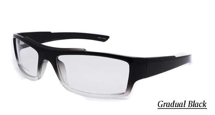 Gradual Black ESNBIE, прозрачные оправы для очков, мужские s smonturas de lentes hombre, мужские TR90 материал, оправы для очков по рецепту, мужские оправы - Цвет оправы: Gradual Black