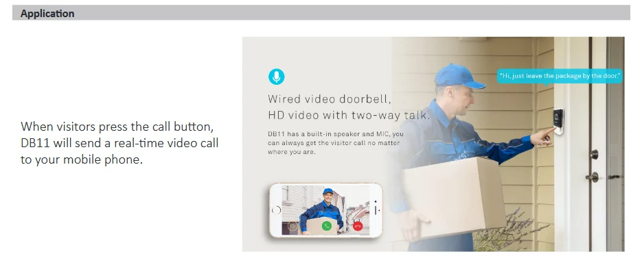 Dahua DS11 Chime несколько мелодий кольца Простая установка WiFi подключение подключи и
