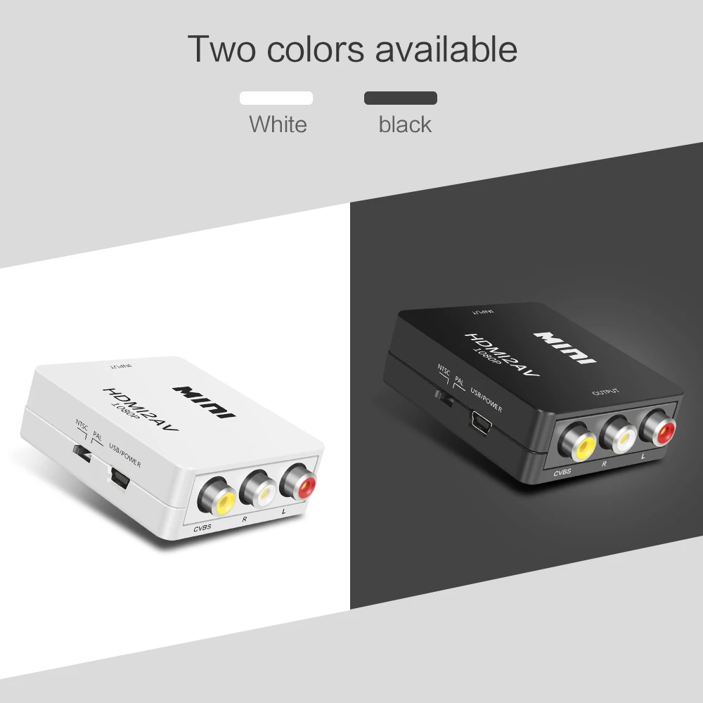 Композитный мини адаптер 1080P HDMI в RCA аудио видео AV CVBS для HDTV|mini digital video recorders|mini toymini