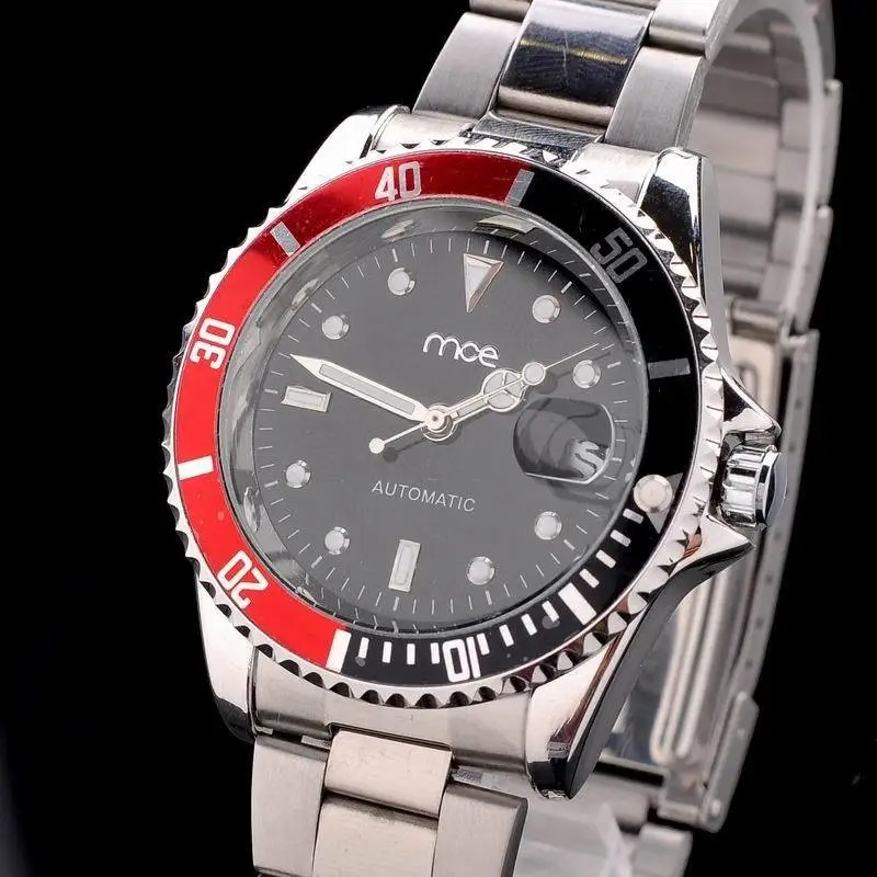 MCE branded automatic mechanical watch the submarine style red circle with original box 034|watches latest|watch heartcircle loop |
