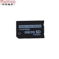 universal micro sd sdhc tf to memory stick ms pro duo reader for adapter converter for psp 1000 2000 3000 card cover