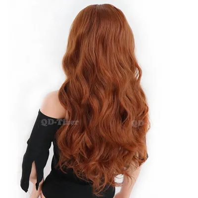 Color 30B QD-Tizer парик фронта шнурка для женщин жаростойкий волнистый Стиль Glueless синтетический парик фронта шнурка гребни и ремни - Цвет: Color 30B