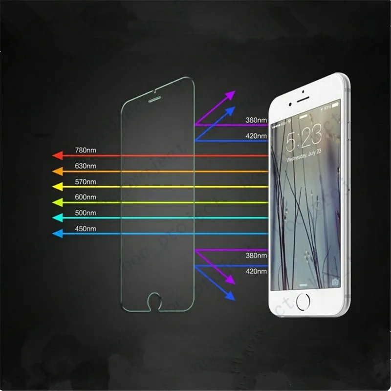 2.5D ультра закаленное стекло протектор экрана для iPhone X 8 7 6 Plus 5 S samsung Note 5 S8 S7 2500 шт Россия