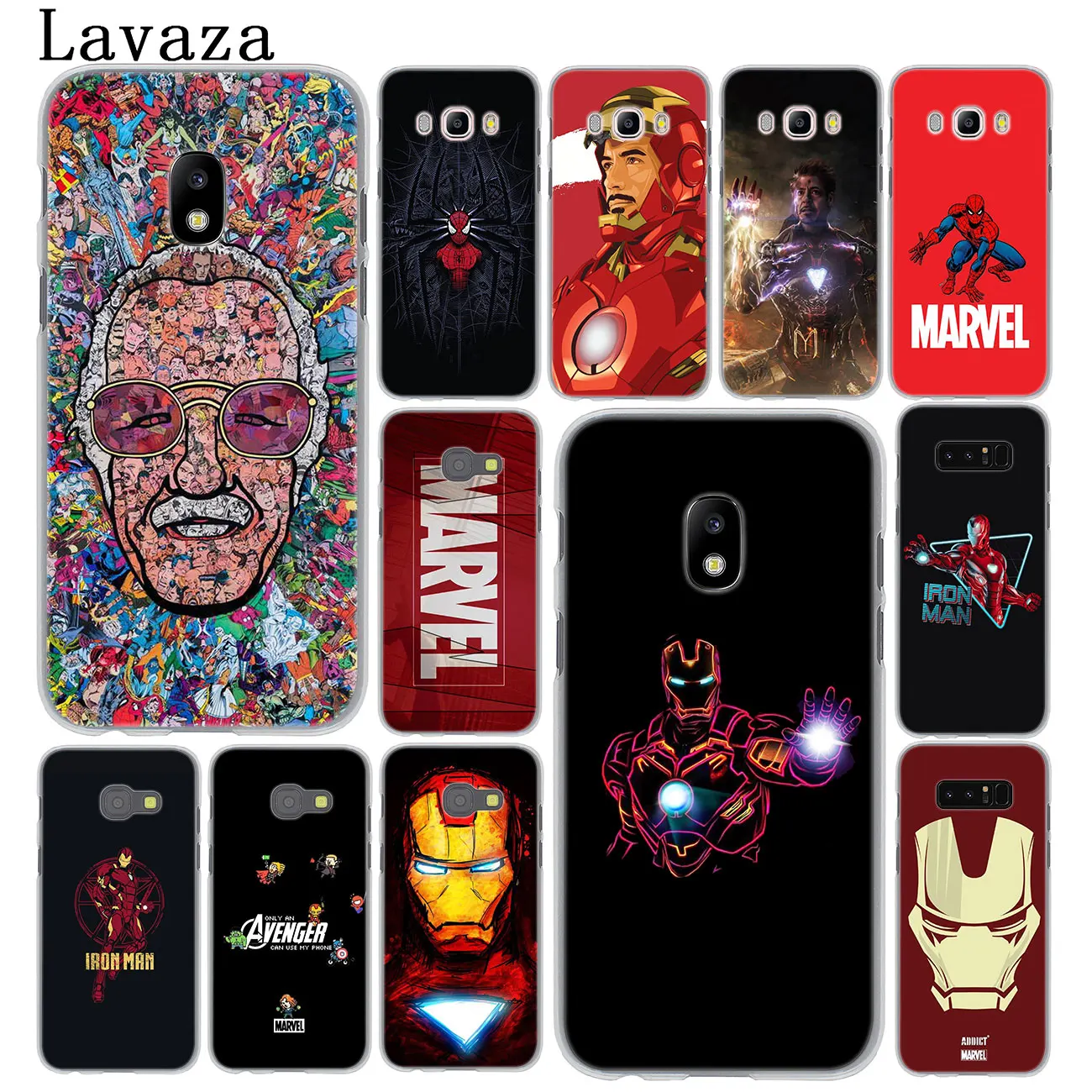 Чехол для телефона Lavaza с человеком пауком Железным Marvel Samsung Galaxy J8 J7 Duo J6 J5 J4 Plus 2018 2017