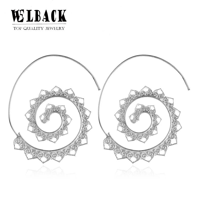 Новые модные большие круглые серьги аксессуары этнические ювелирные изделия