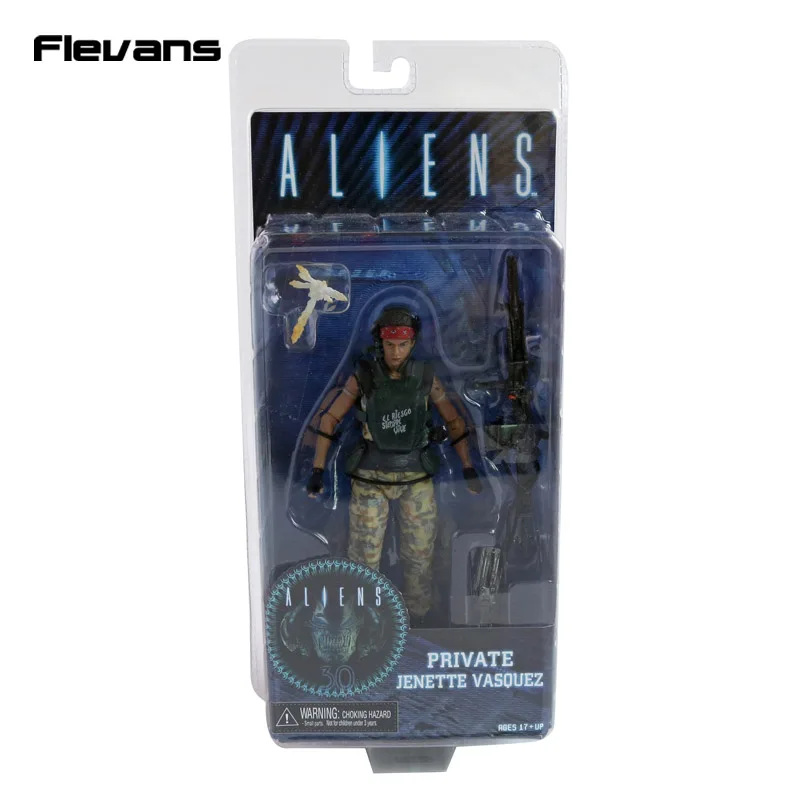 Инопланетянин NECA Series 9 Xenomorph Albino Drone частный Рикко Фрост Дженетт Васкес ПВХ