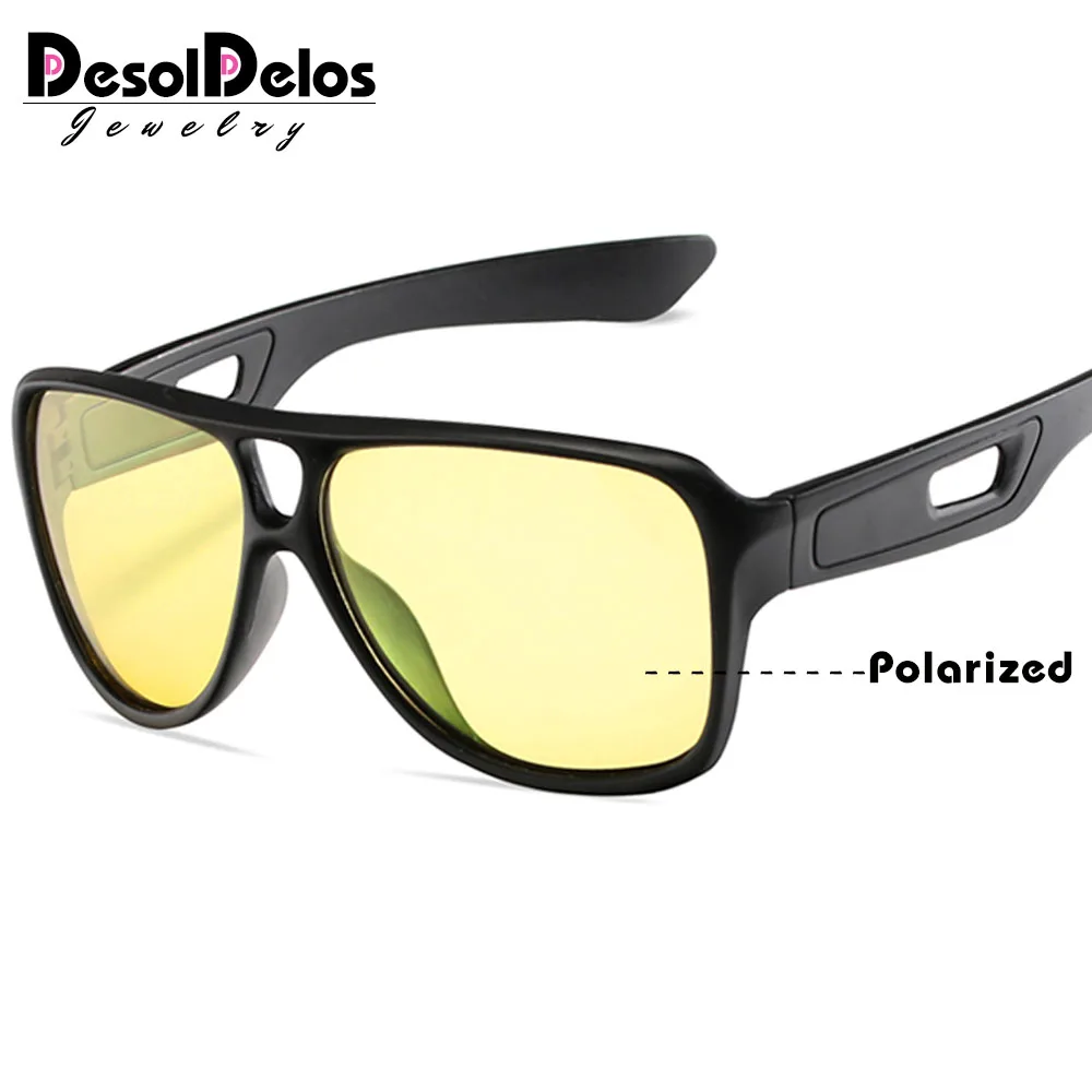 2019 мужские поляризованные солнцезащитные очки роскошные Брендовые с оправой из