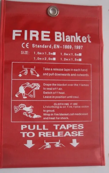 Multiple size fire blanket,escape special fire equipment,fire fighting cover.fire extinguishing tool,hotels,flammable room